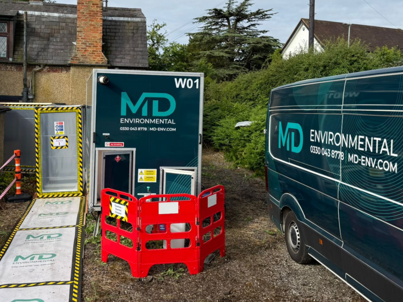 MD Environmental Services Residential Asbestos Removal UK