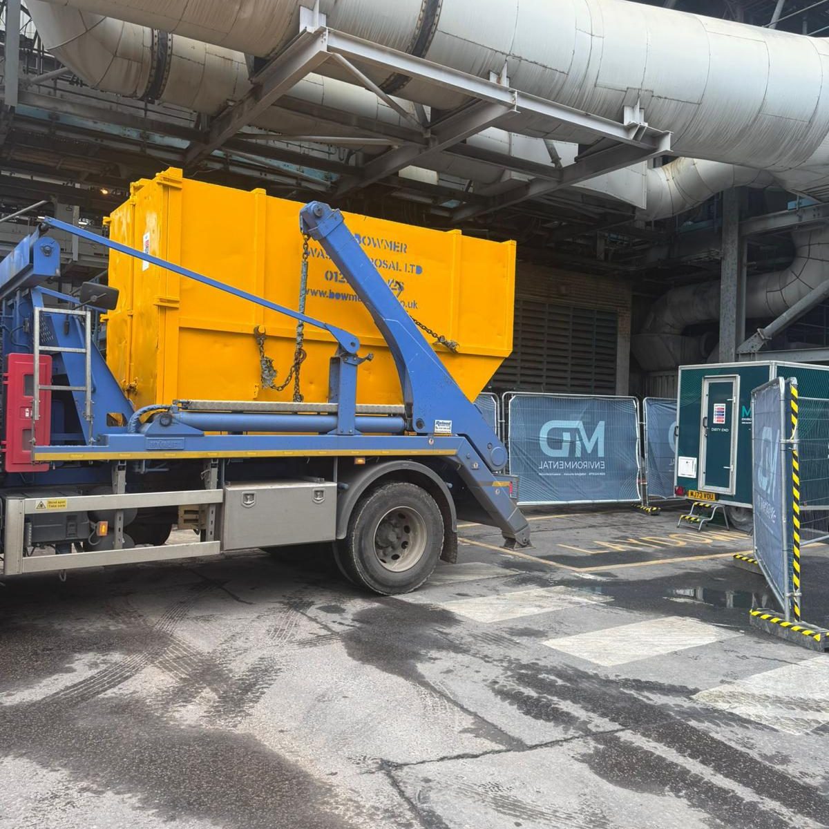 Asbestos Insulation Removal London Energy Surge Tanks Project 2