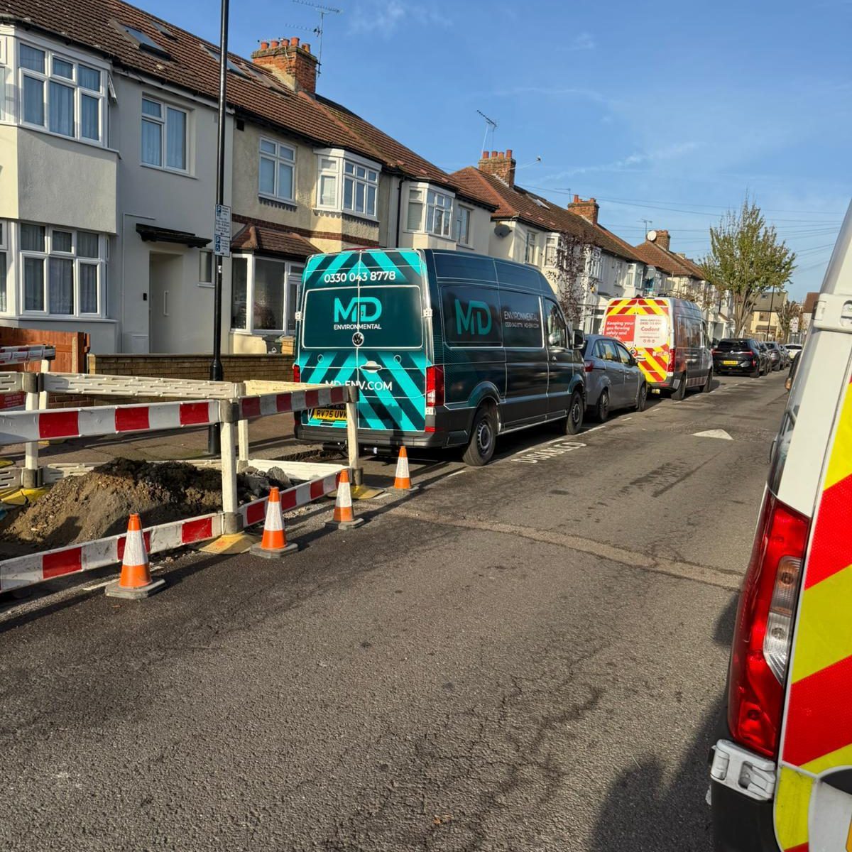 Emergency Asbestos Support for Cadent Gas Rapid Response 3